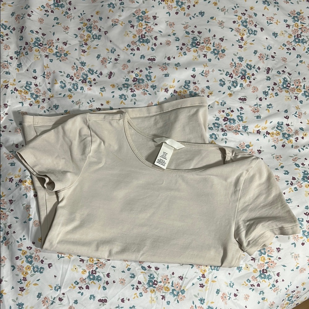 H&M Crean Short Sleeve Shapewear